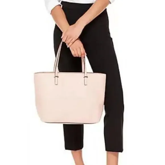 Kate Spade Light Pink Remmi Leather Tote - Picture 6 of 8